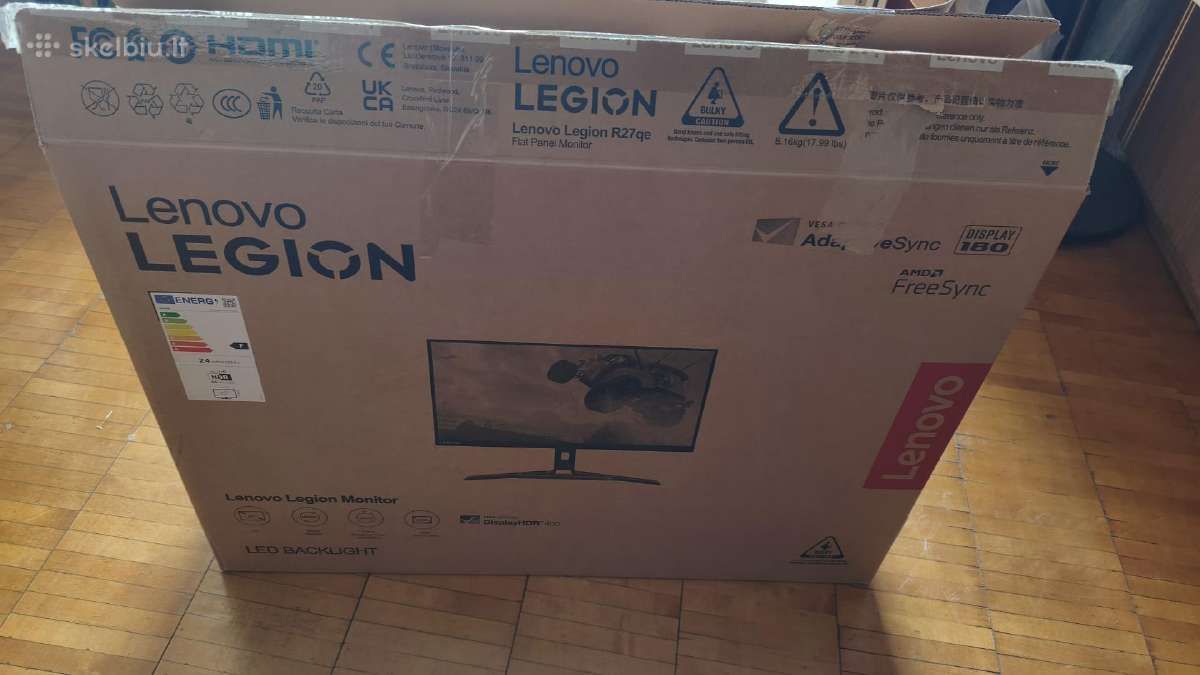 Lenovo R27qe Qhd Ips 180hz - nuotraukos Nr. 7