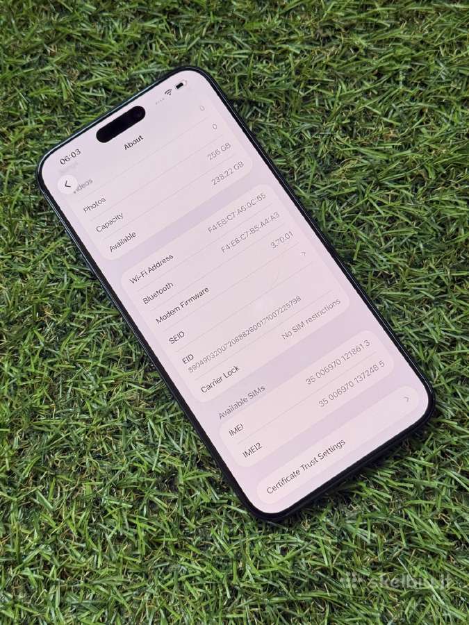 Apple iPhone 15 Pro Max 256gb Blue Titanium - nuotraukos Nr. 7