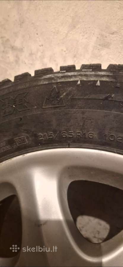 Žieminės "Michelin" padangos/r16 lieti ratlankiai - nuotraukos Nr. 5