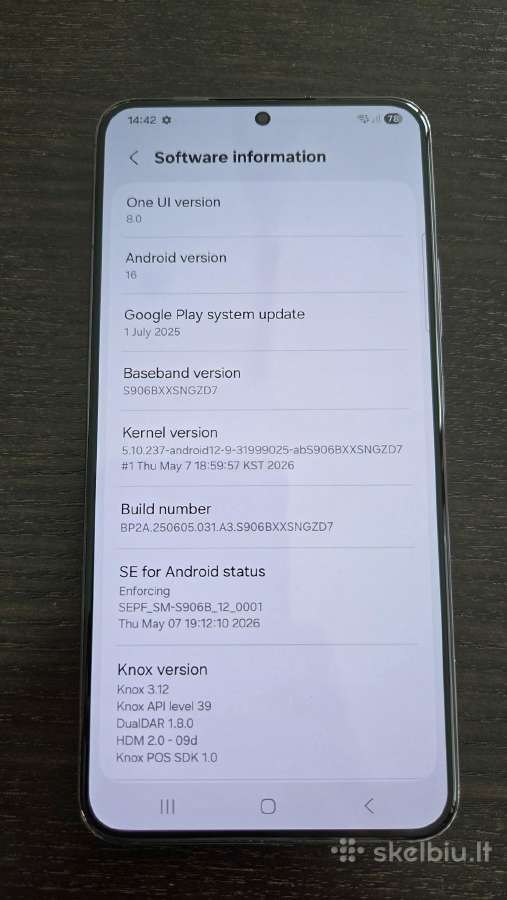 Samsung galaxy s22 plus 256/8 - nuotraukos Nr. 8