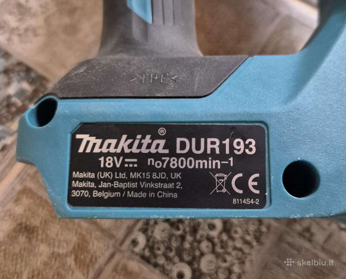 Trimeris „Makita Dur193“ - nuotraukos Nr. 7