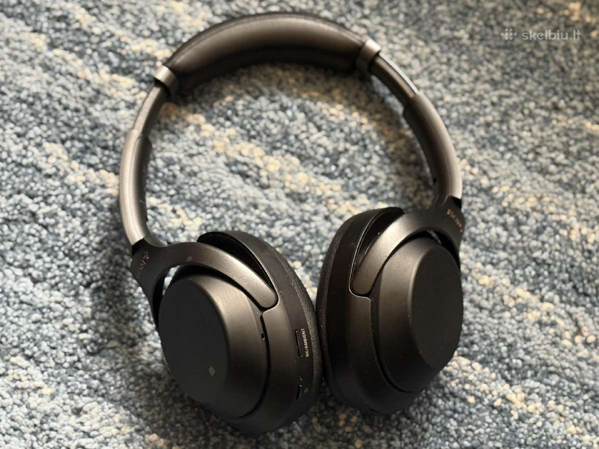 Sony Wh 1000x M3 Headphones Ausinės Earphones - nuotraukos Nr. 3