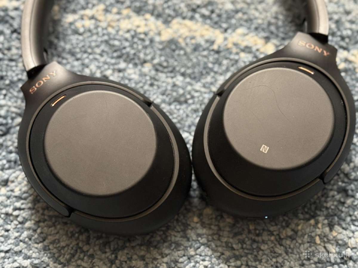 Sony Wh 1000x M3 Headphones Ausinės Earphones - nuotraukos Nr. 4