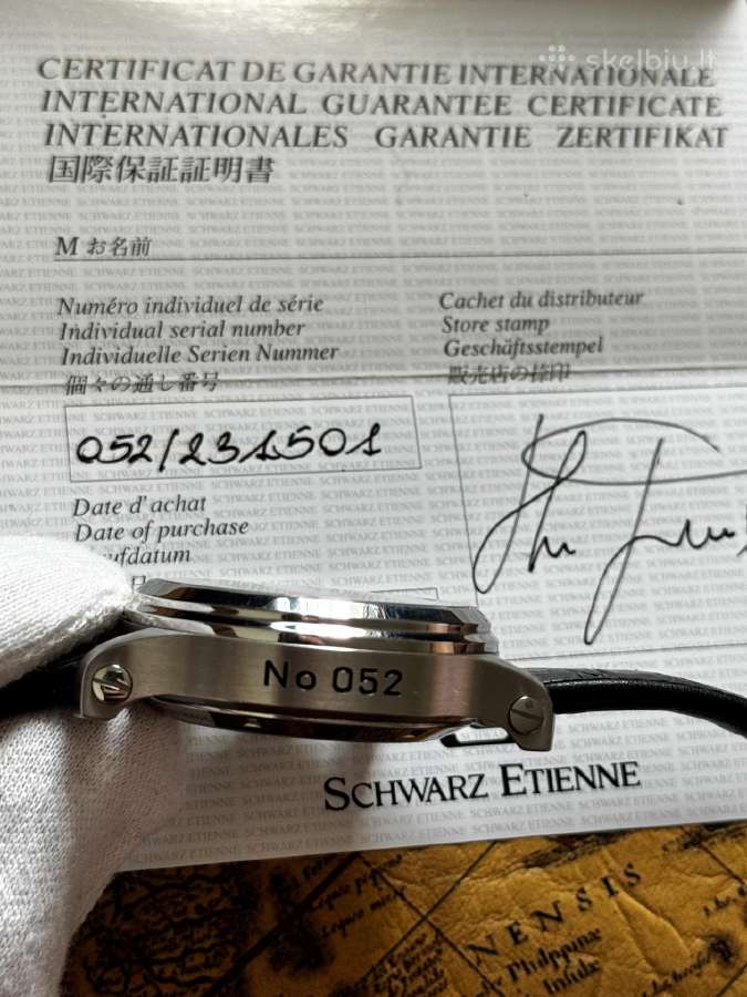 Schwarz Etienne Gmt 1902 42mm Limited edition - nuotraukos Nr. 5