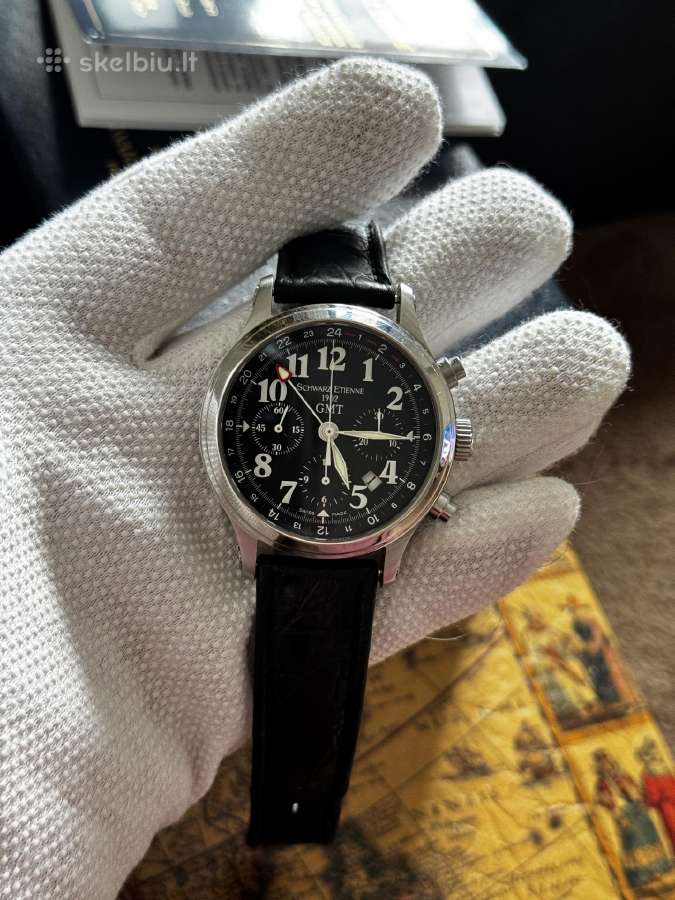 Schwarz Etienne Gmt 1902 42mm Limited edition - nuotraukos Nr. 6