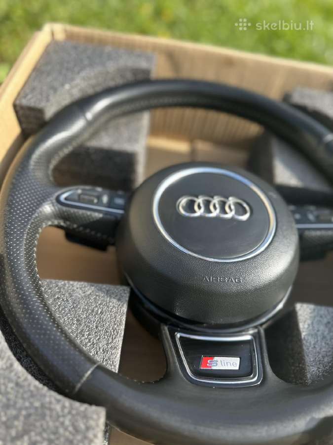 Audi A6 C7 S-line multifunkcinis vairas - nuotraukos Nr. 2