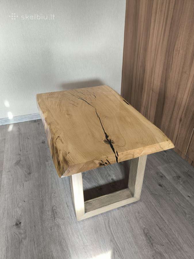 Kavos staliukai iš ąžuolo masyvo medienos - nuotraukos Nr. 7