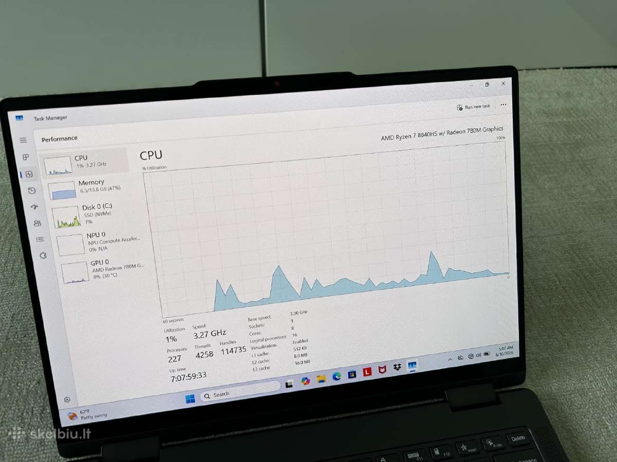 Lenovo Yoga 7 2-in-1 Garantija - nuotraukos Nr. 4