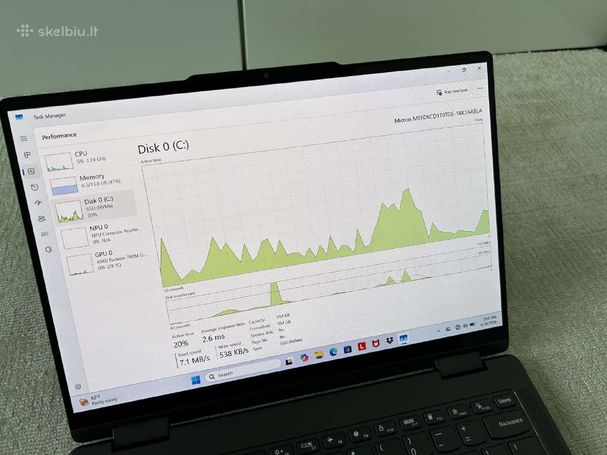 Lenovo Yoga 7 2-in-1 Garantija - nuotraukos Nr. 6