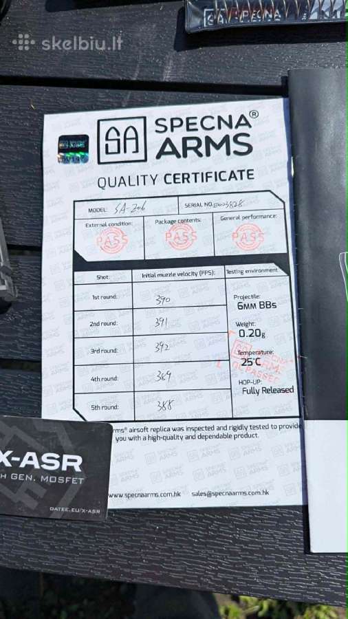 Airsoft ginklas Specna Arms Sa-e06 Edge - nuotraukos Nr. 3