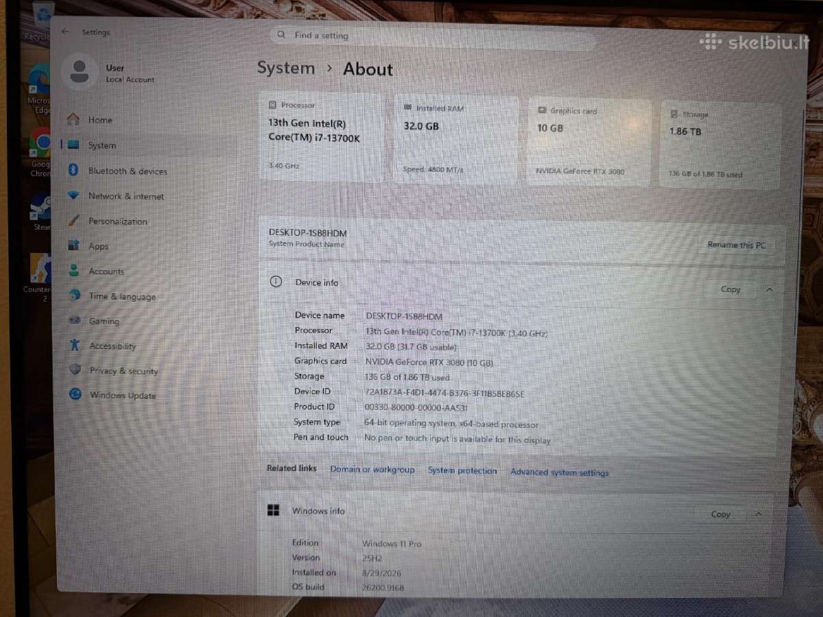 Gaming Pc Asus Rog Strix Z790+WiFi - nuotraukos Nr. 5
