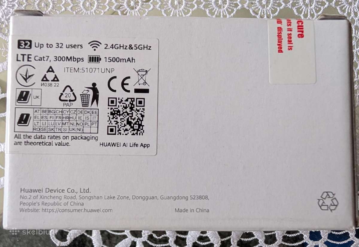 Huawei 4G Mobile WiFi 3 (e5783-230a) - nuotraukos Nr. 3