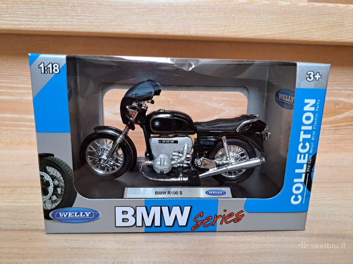 Bmw R 100 S motociklo modeliukas 1/18 - nuotraukos Nr. 6
