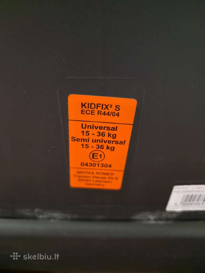 Automobilinė kėdutė Britax Romer, juoda 15-36 kg - nuotraukos Nr. 4