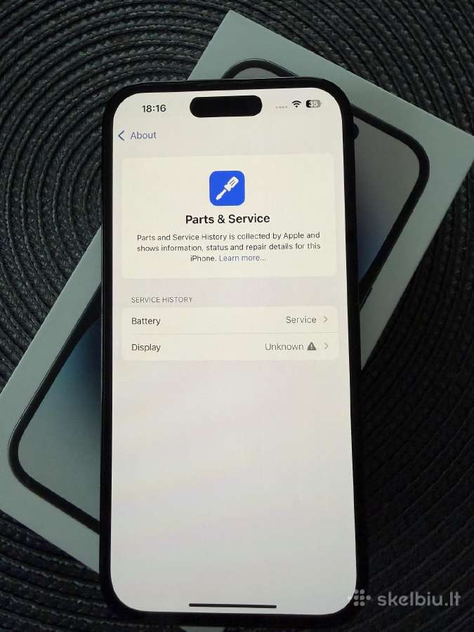 iPhone 14 pro 128gb - nuotraukos Nr. 6