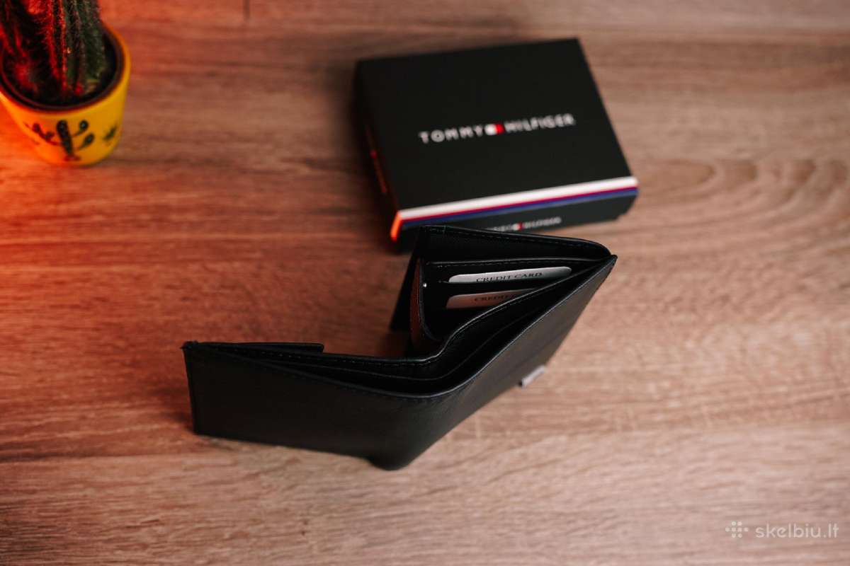 Odinė Tommy Hilfiger piniginė - nuotraukos Nr. 5