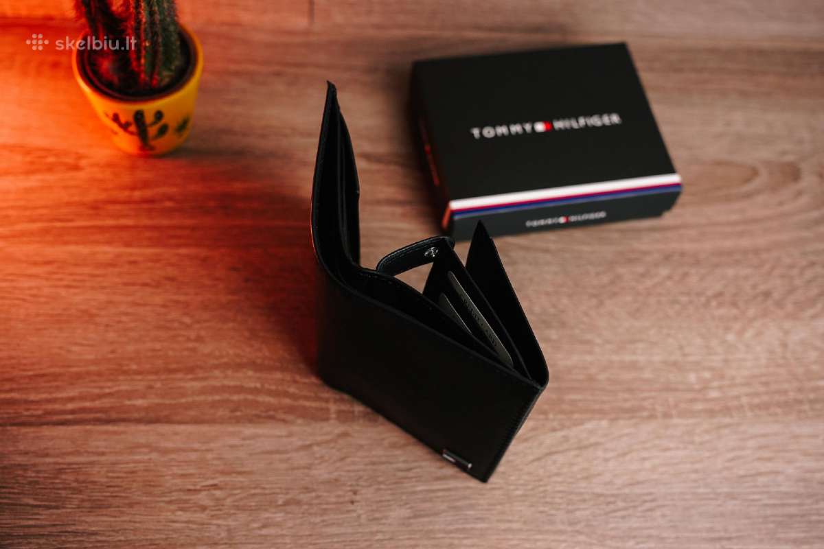 Odinė Tommy Hilfiger piniginė - nuotraukos Nr. 6