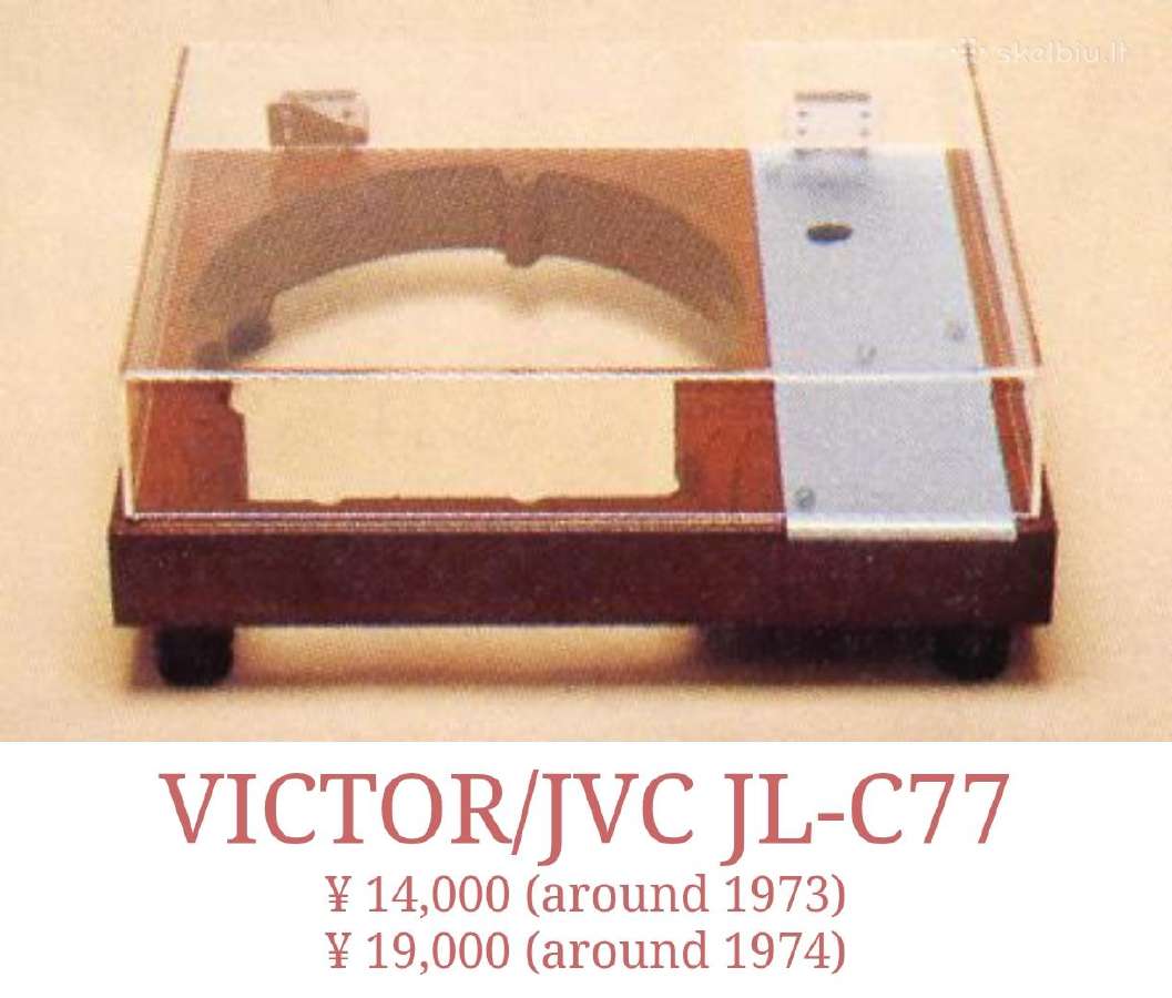 Victor Jl-b77 plokštelių grotuvas - nuotraukos Nr. 14
