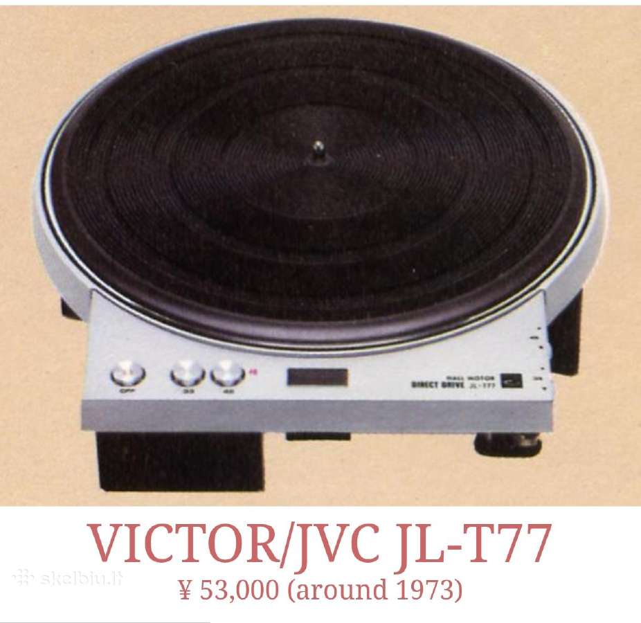 Victor Jl-b77 plokštelių grotuvas - nuotraukos Nr. 16