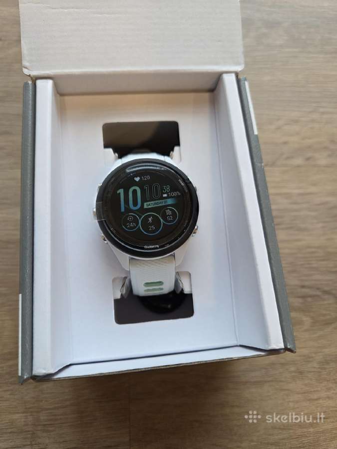 Garmin Forerunner 265s, 010-02810-14, baltas - nuotraukos Nr. 3