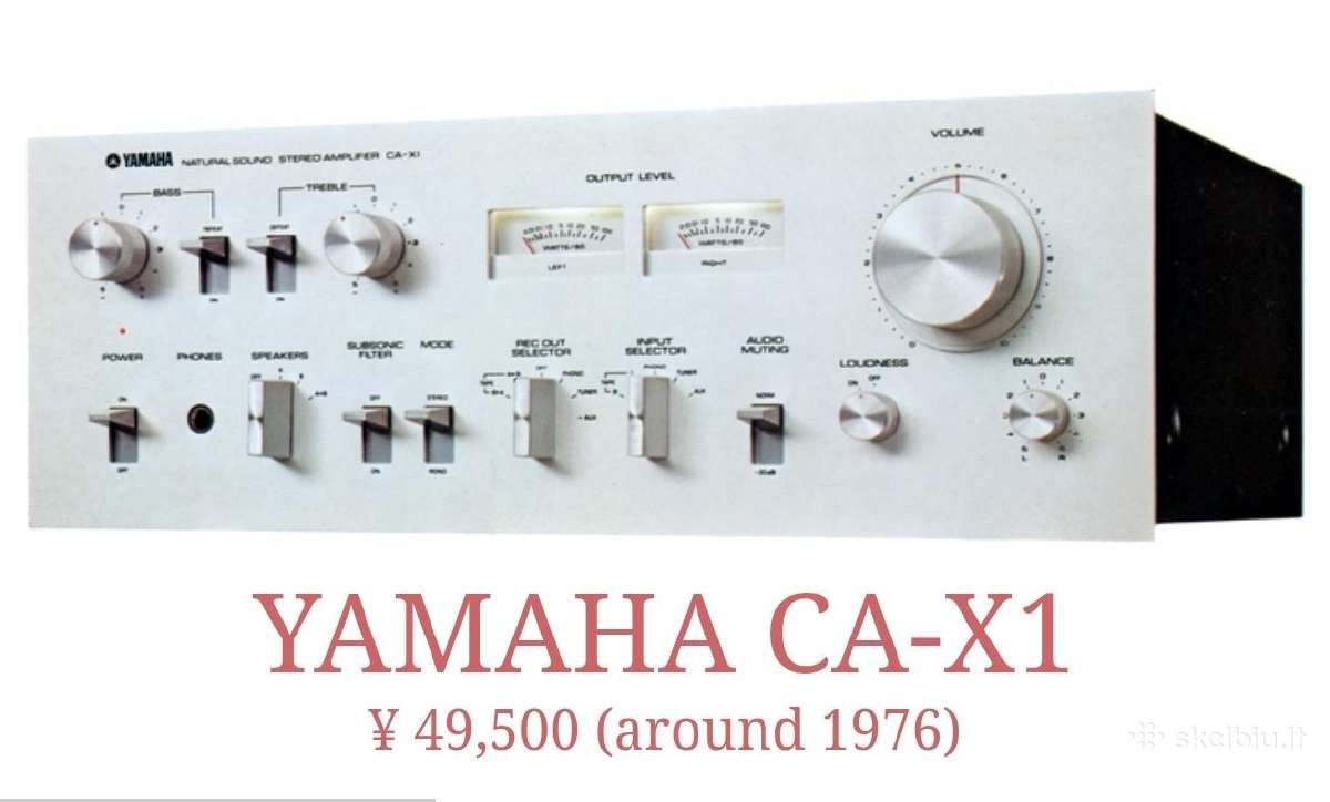 Yamaha Ca-x1 stiprintuvas - nuotraukos Nr. 2