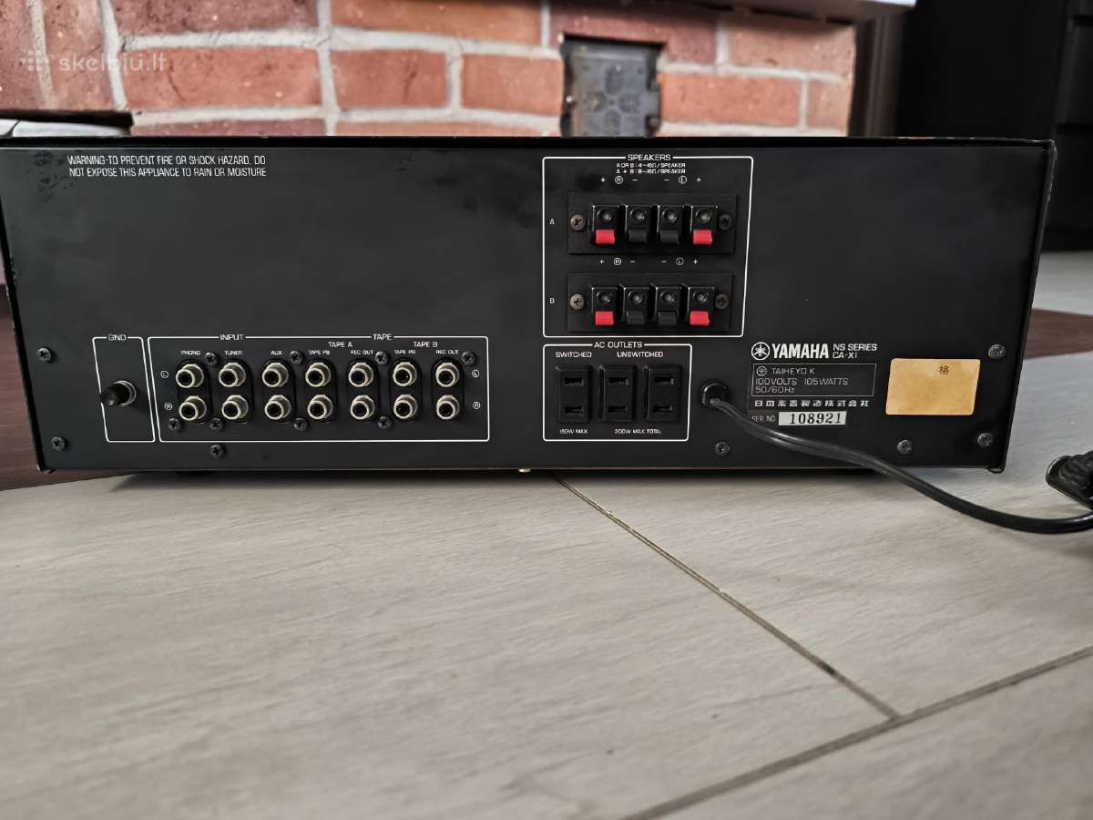 Yamaha Ca-x1 stiprintuvas - nuotraukos Nr. 6