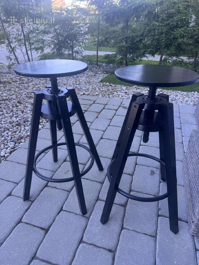 Medinės baro kėdės - nuotraukos Nr. 2