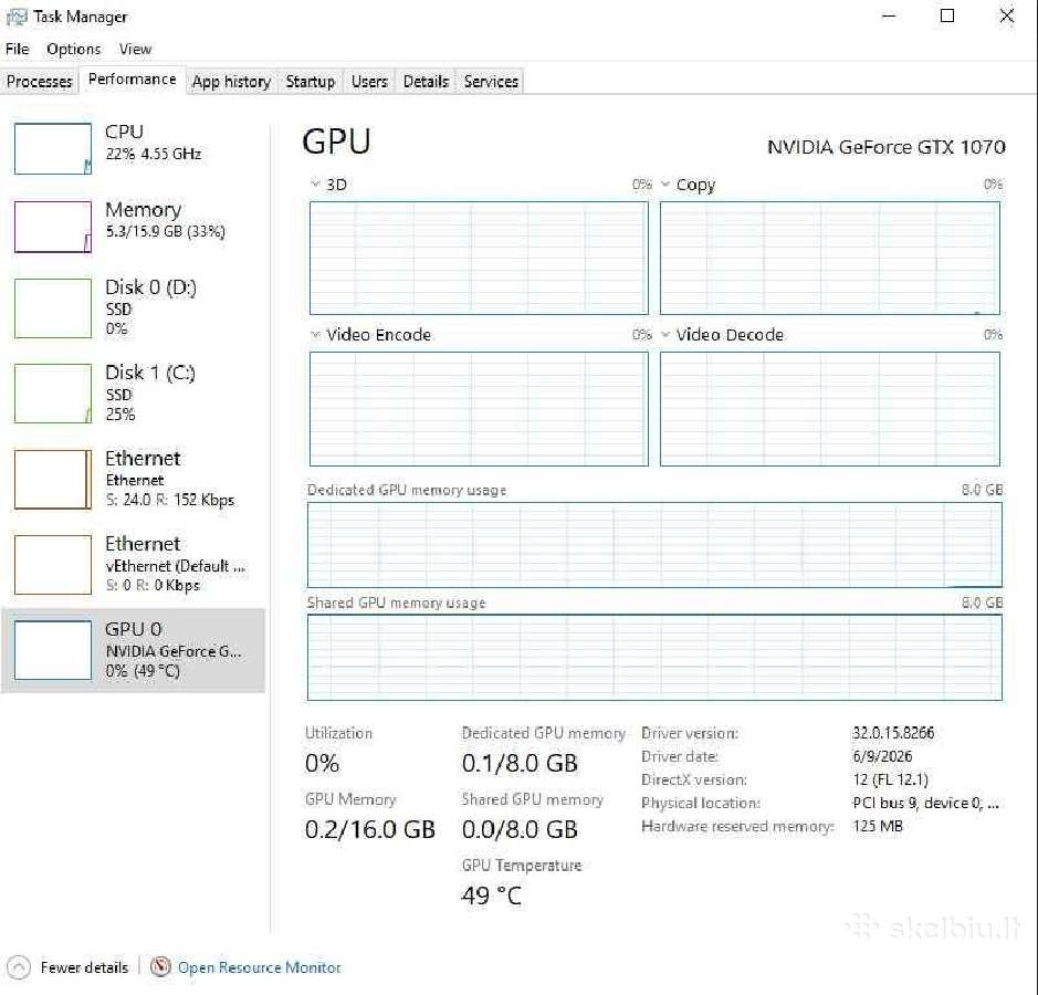 Gpu asus gtx 1070, nauja termopasta - nuotraukos Nr. 5