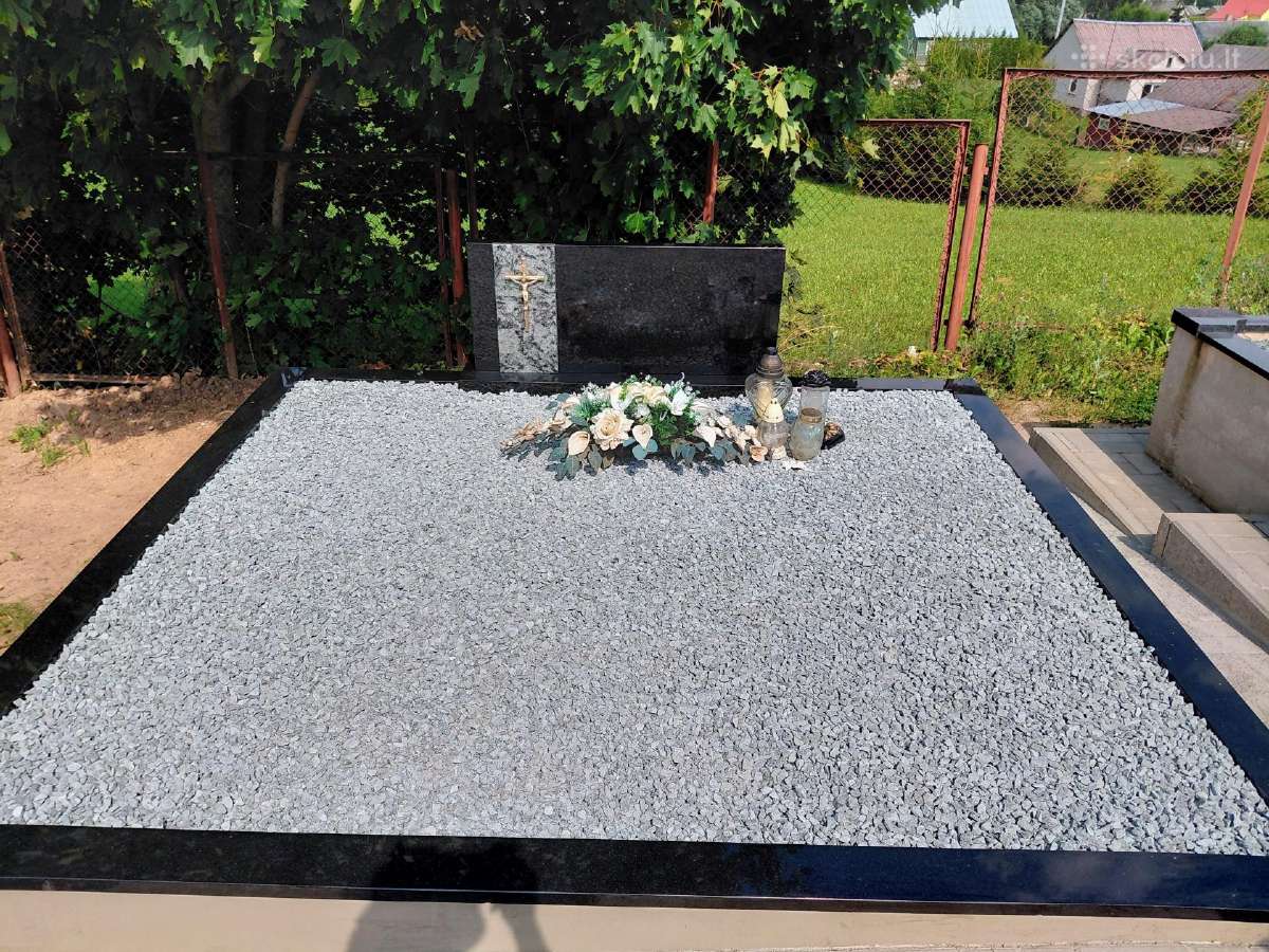 Paminklai. Akmens plokštės. Kapų įrengimo darbai. - nuotraukos Nr. 36