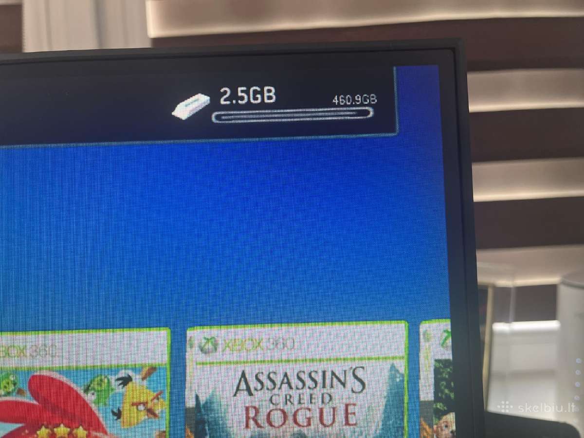 Xbox 360 462gb su 105 zaidimais - nuotraukos Nr. 9