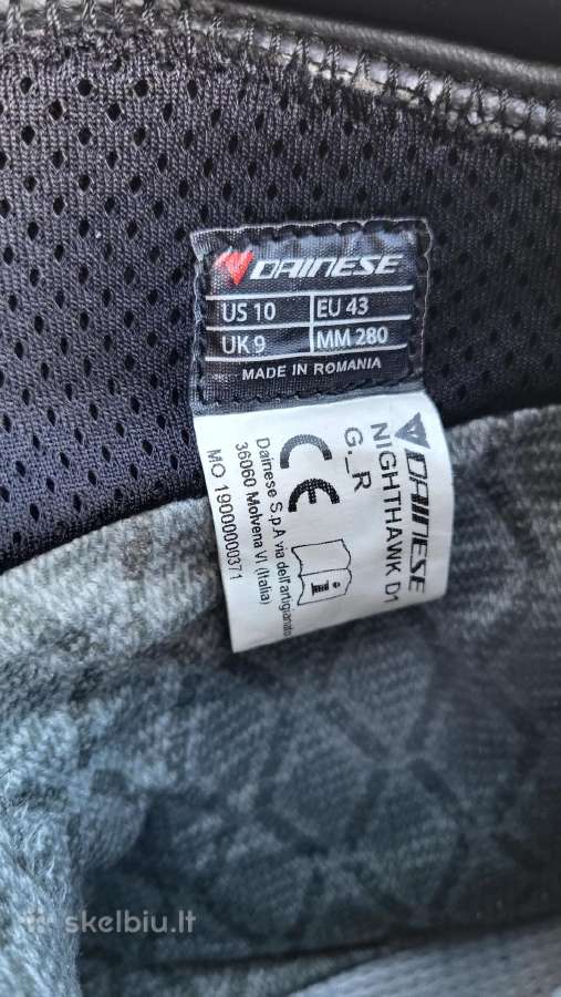 Moto batai Dainese Nighthawk d1 - nuotraukos Nr. 3
