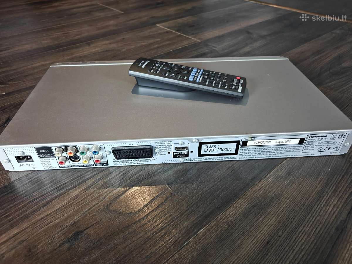 Panasonic Dvd-s54 - nuotraukos Nr. 2
