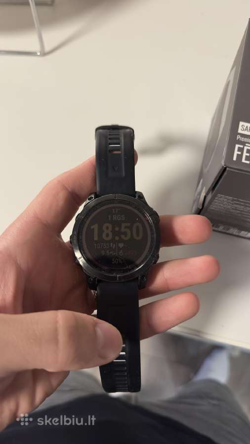 Garmin Fenix 7 Sapphire Solar 47mm multi-band - nuotraukos Nr. 2