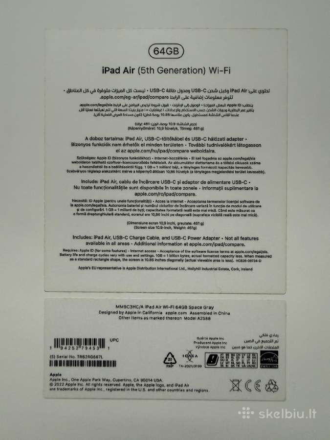 iPad Air 2022+ magic keyboard - nuotraukos Nr. 8