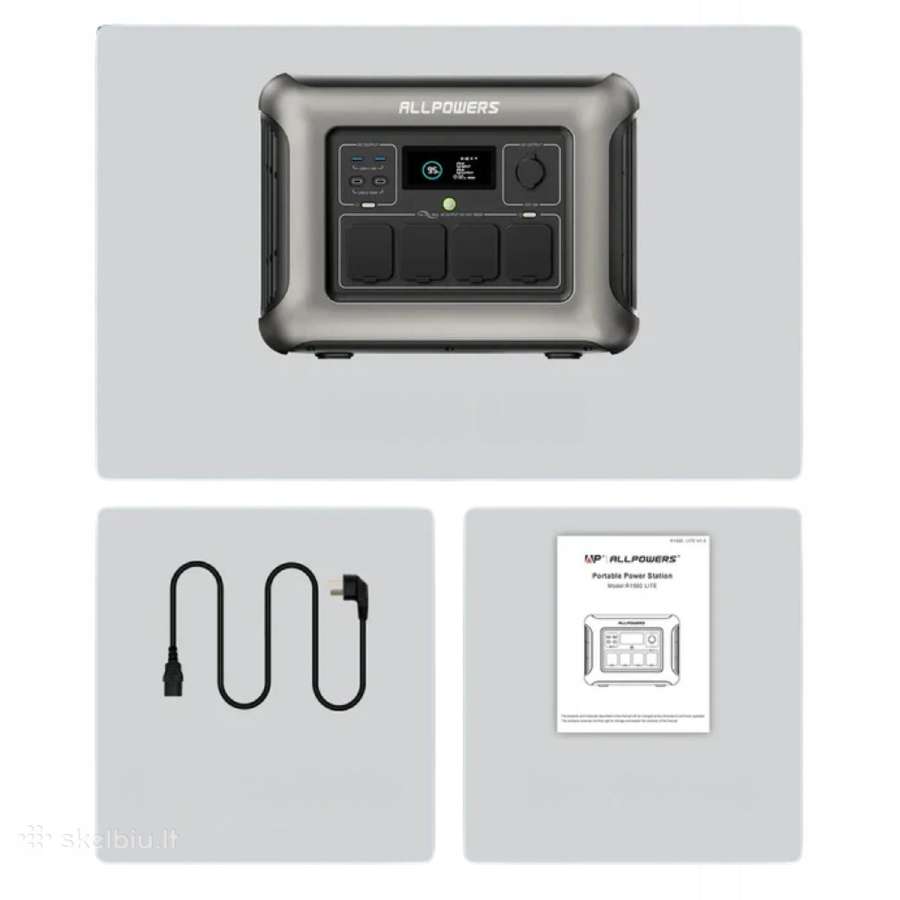 Nešiojama elektrinė Allpowers R1500 Lite1600w1056w - nuotraukos Nr. 4