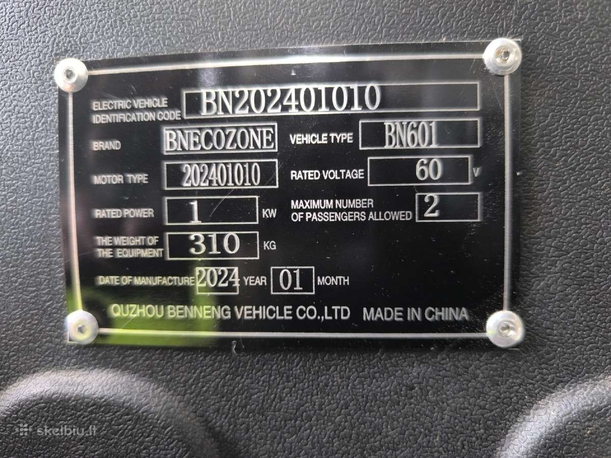 Sveiki parduodamas naujas Bn- 601 su 100km rida - nuotraukos Nr. 16