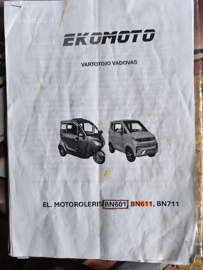 Sveiki parduodamas naujas Bn- 601 su 100km rida - nuotraukos Nr. 17