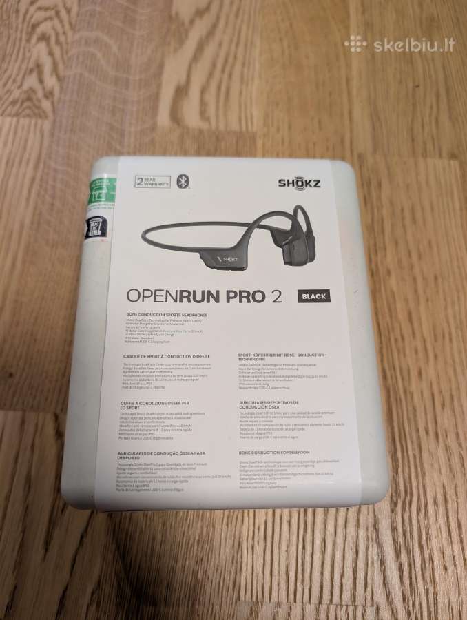 Ausinės Shokz Openrun Pro 2 - nuotraukos Nr. 2