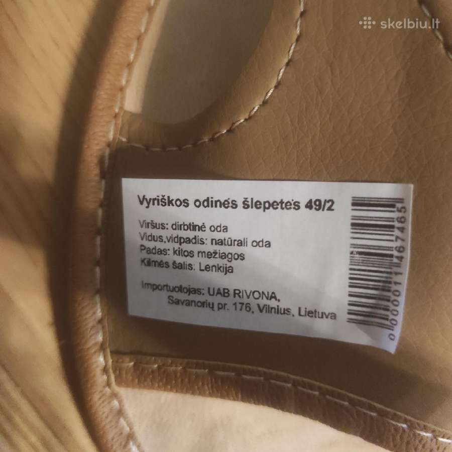 Vyriškos šlepetės - nuotraukos Nr. 4