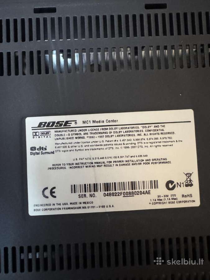 Bose Lifestyle V30 Home Theater System - nuotraukos Nr. 6