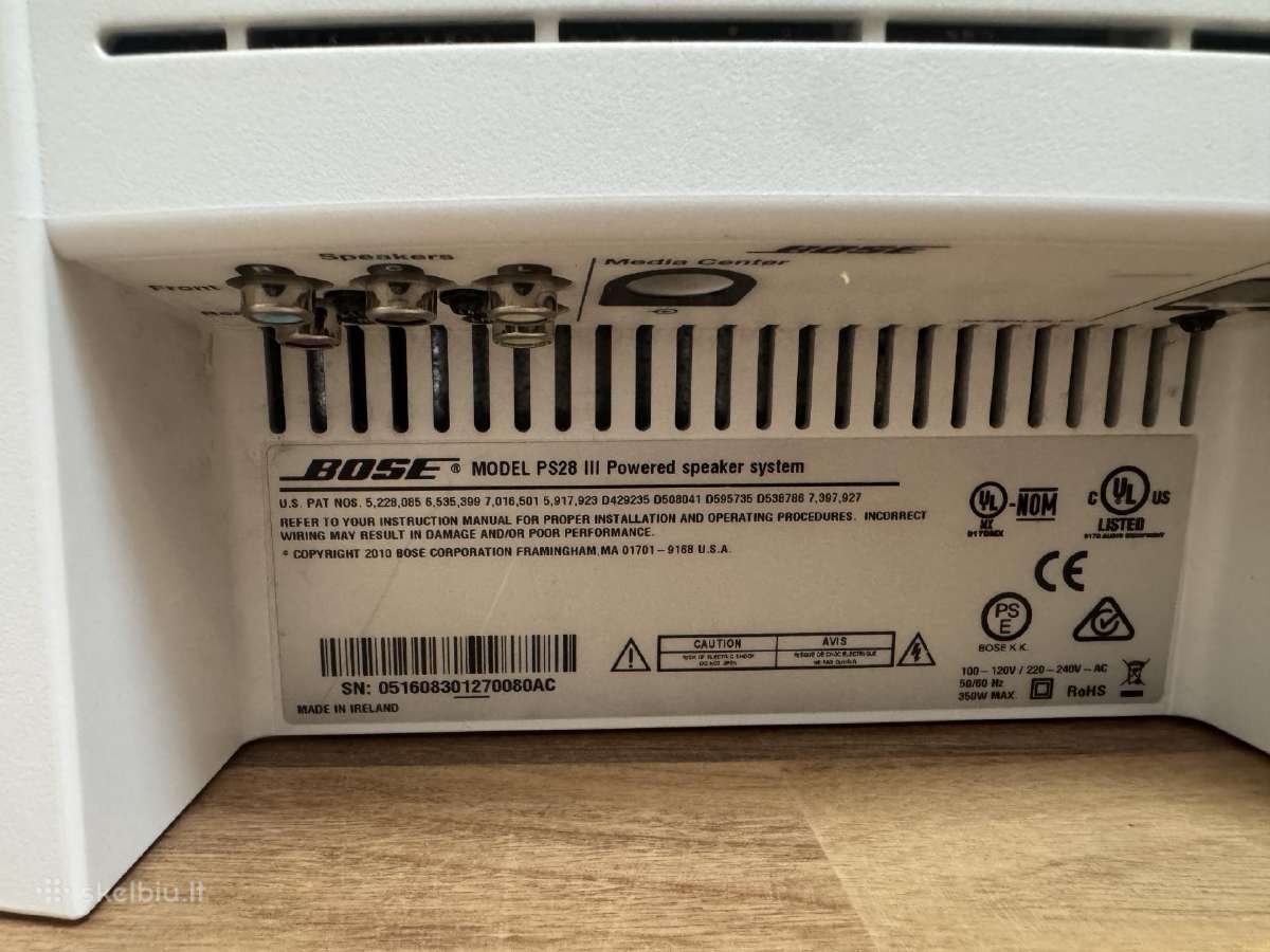 Bose Lifestyle V30 Home Theater System - nuotraukos Nr. 5