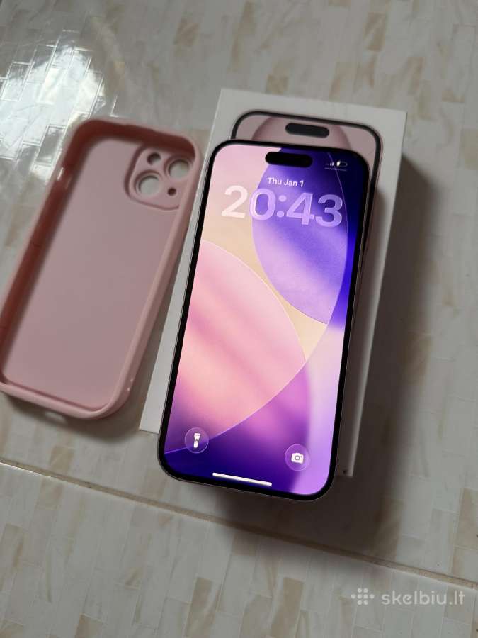 iPhone 15 128gb Pink - nuotraukos Nr. 2