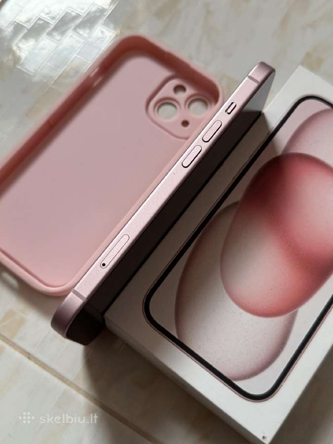 iPhone 15 128gb Pink - nuotraukos Nr. 7