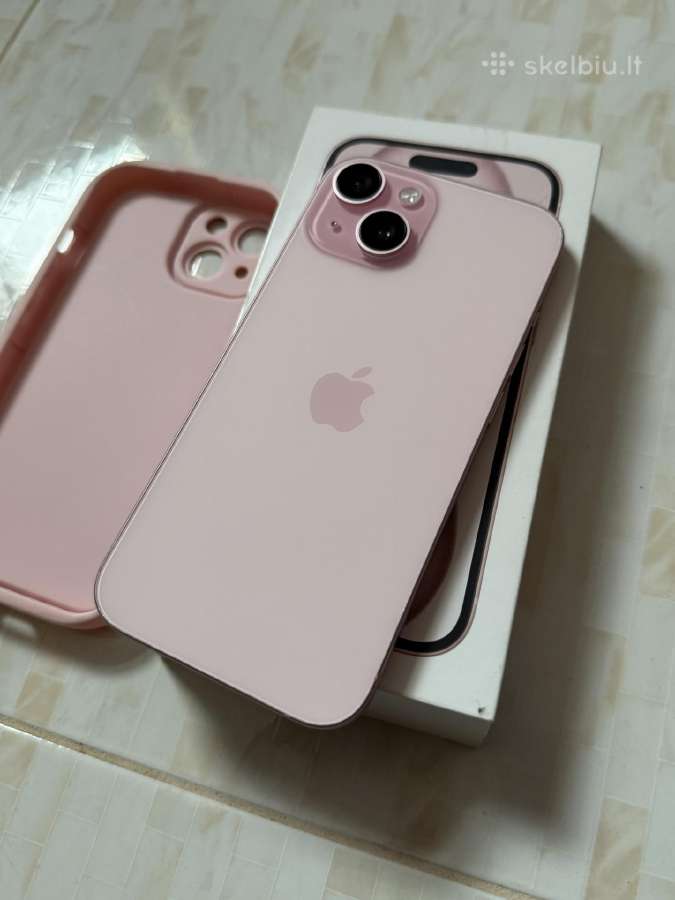 iPhone 15 128gb Pink - nuotraukos Nr. 8