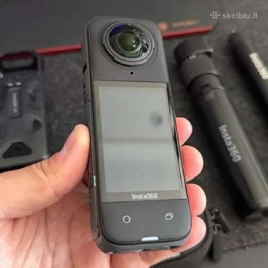 Parduodama veiksmo kamera Insta360x4 - nuotraukos Nr. 6