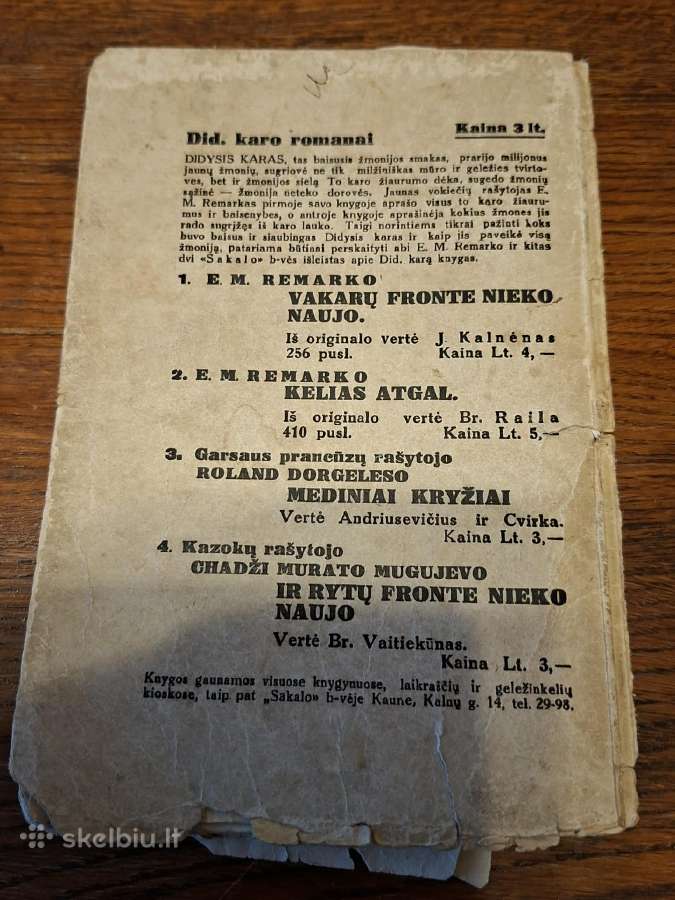 Didelis tarpukario žurnalų ir knygų rinkinys - nuotraukos Nr. 11