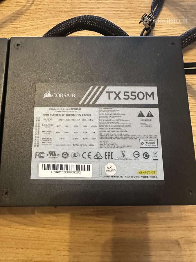Corsair Tx550m/cx500m - nuotraukos Nr. 4