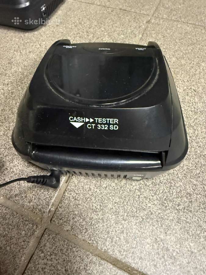 Cashtester Ct 332 Sd 2 vnt pinigų tikrintuvai - nuotraukos Nr. 2