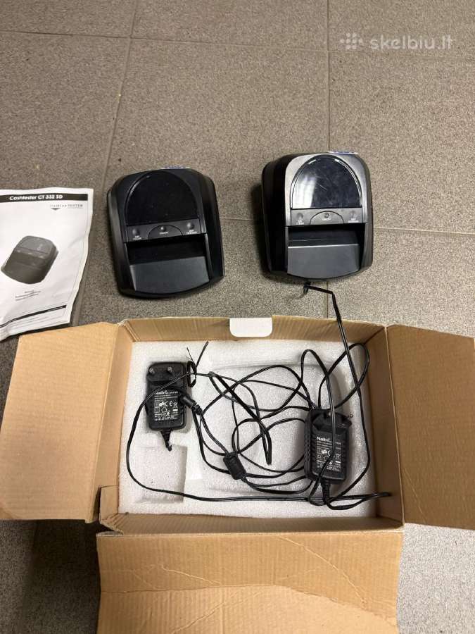 Cashtester Ct 332 Sd 2 vnt pinigų tikrintuvai - nuotraukos Nr. 4