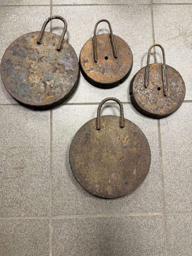 Savadarbiai metaliniai svoriai / inkarai valtims - nuotraukos Nr. 2